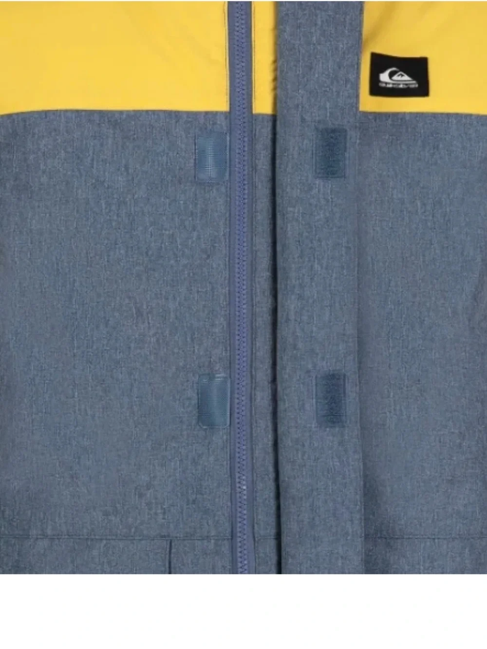 Quiksilver Kids Hooded Raincoat in Yellow and Gray size 14-16
